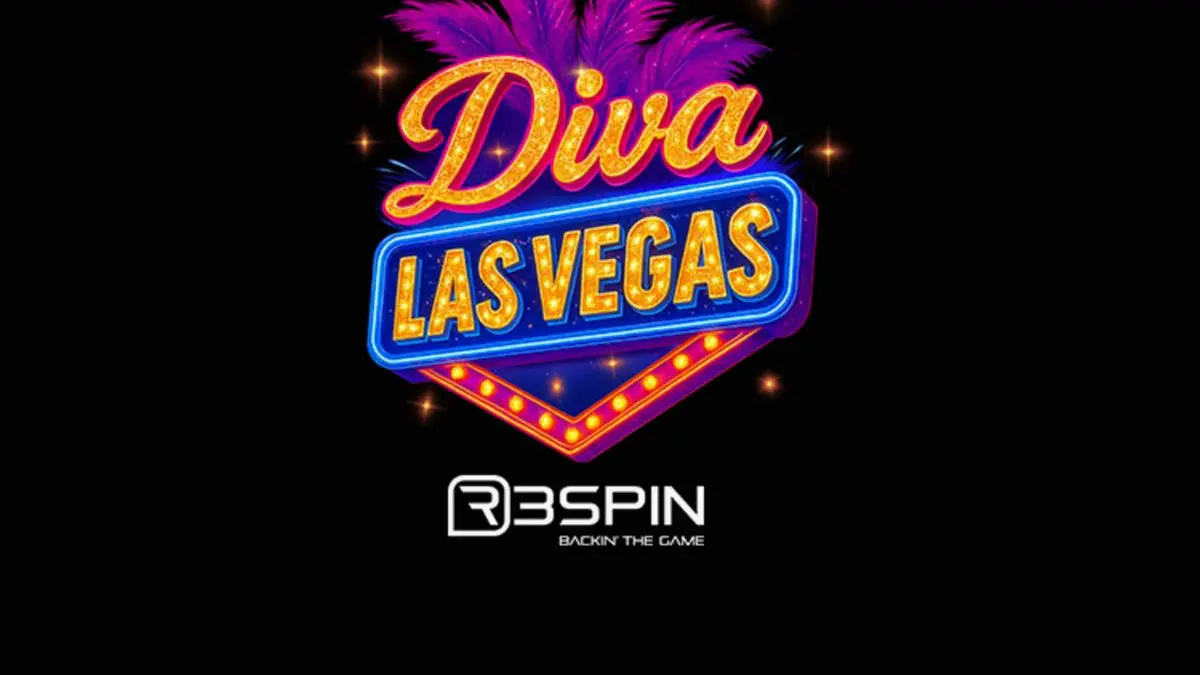 Tampilan visual slot Diva Las Vegas dengan tema kasino mewah dan lampu neon.