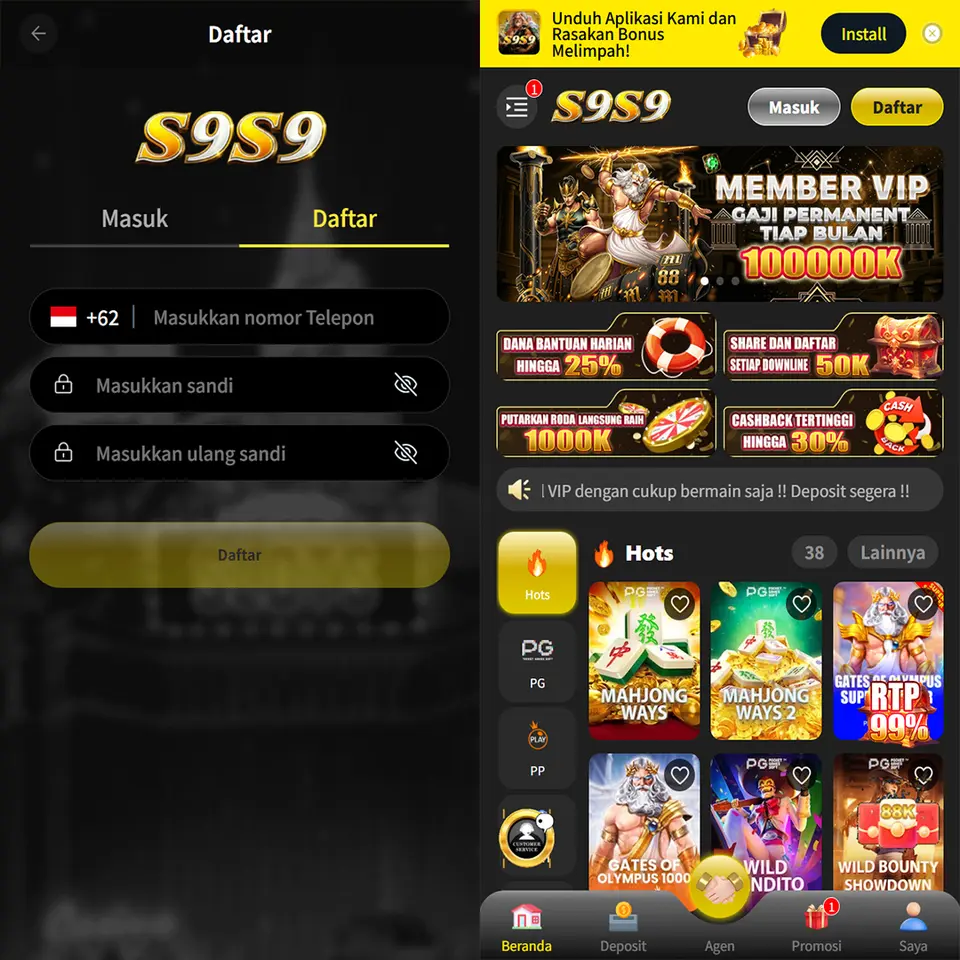 s9s9 APK Resmi Unduh